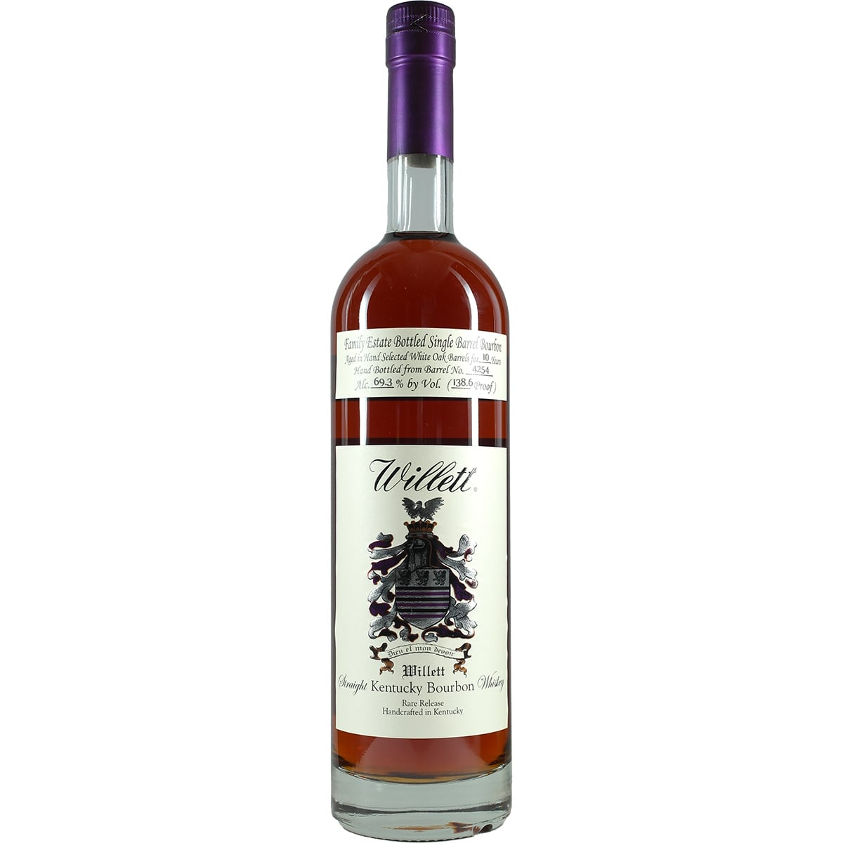 Willet Family Estate 10 Years Single Barrel Purpel for Bonili Japan
