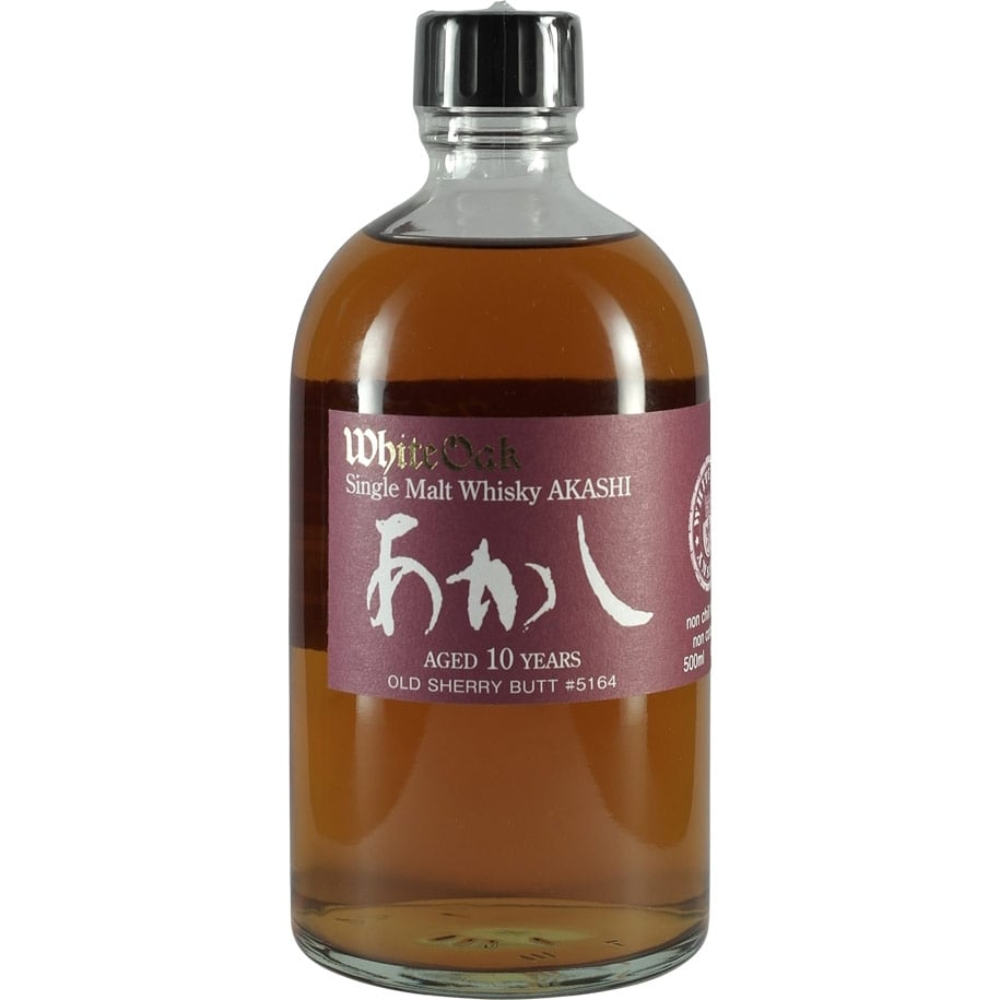 Akashi White Oak 10 Years Old Sherry Butt #5164 Front