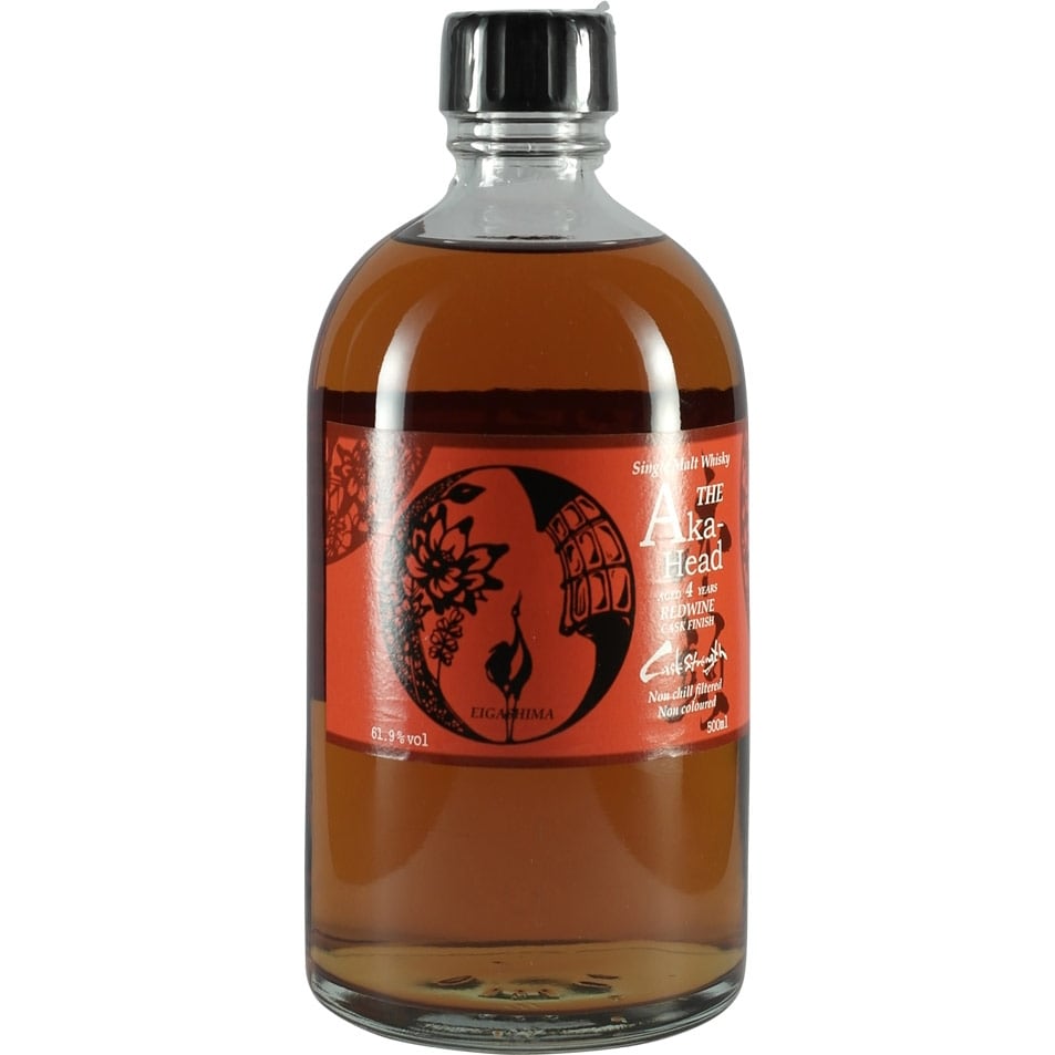 Akashi white Oak The AKA Head 4 Years Redwine Cask Finish Front