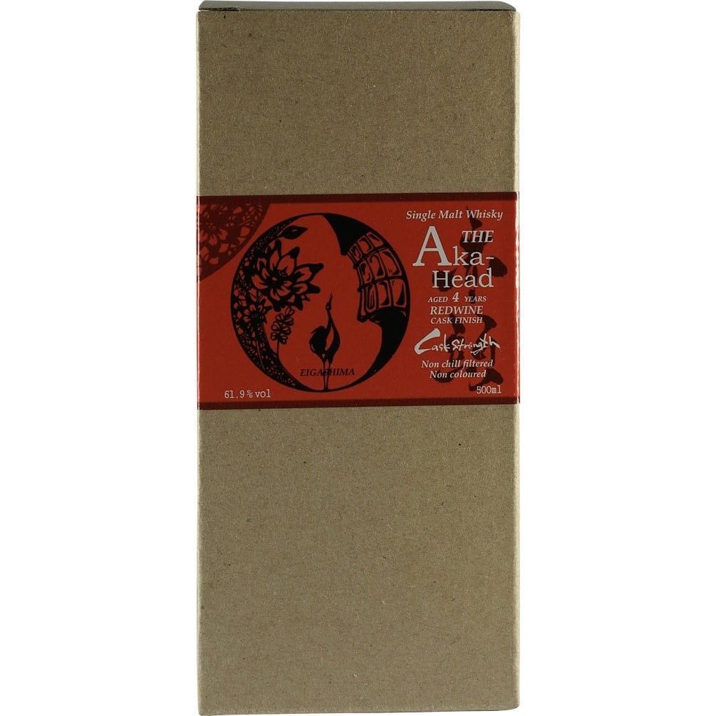 Akashi white Oak The AKA Head 4 Years Redwine Cask Finish Box