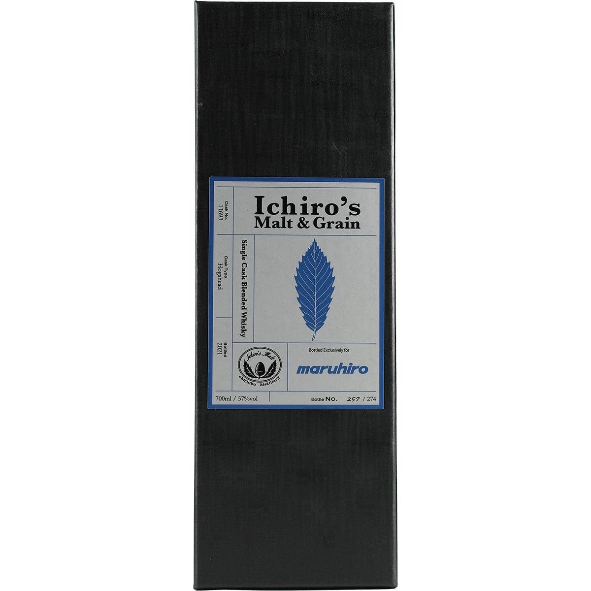 Ichiro´s Malt Malt & Grain Maruhiro Single Cask Blended Whisky Cask #11693
