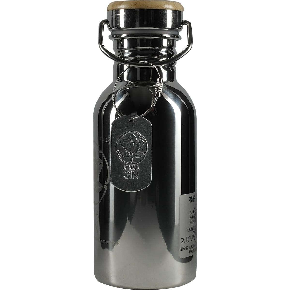 Kikka Gin Metall Bottle 500ml 002