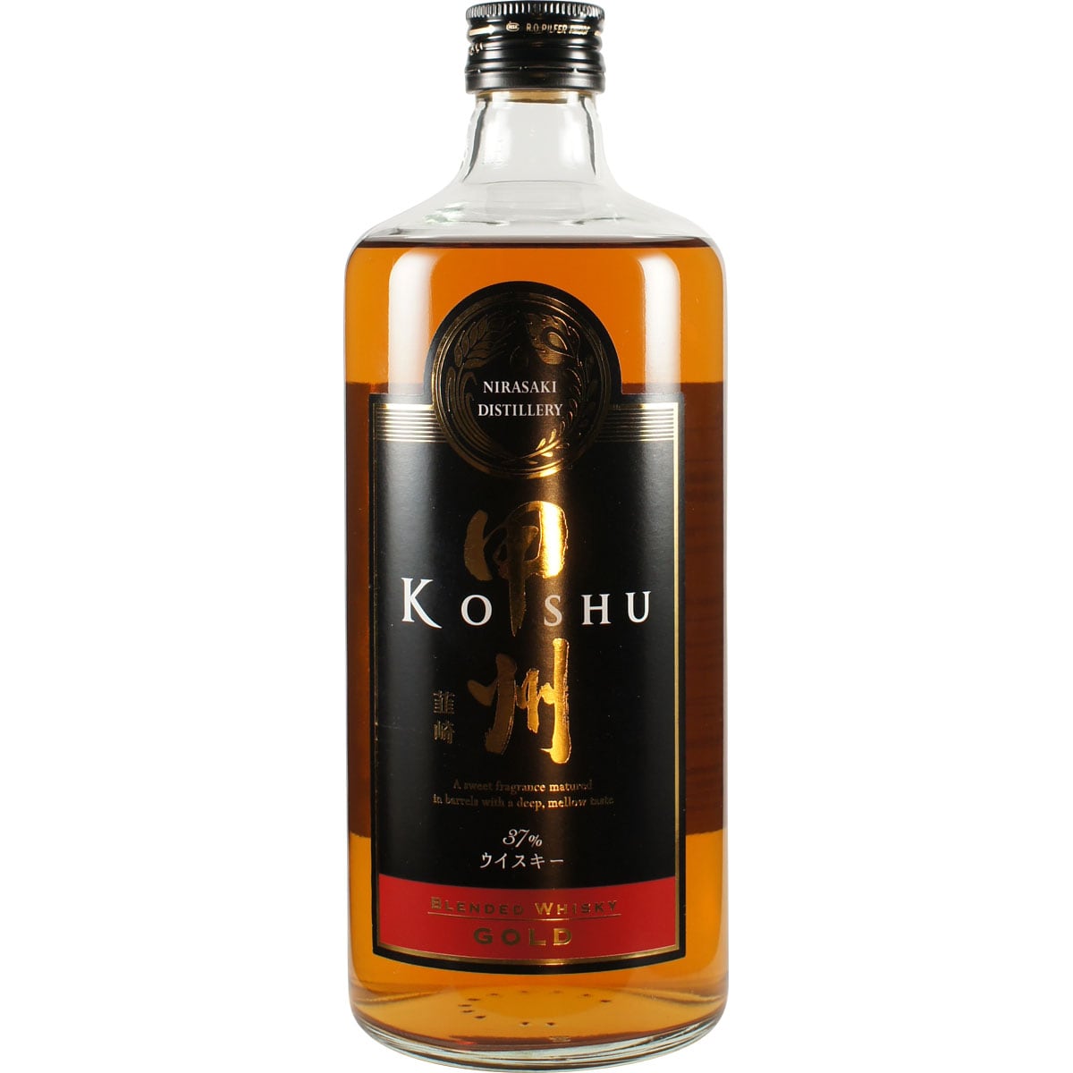Koshu Gold Whisky Bottle Front