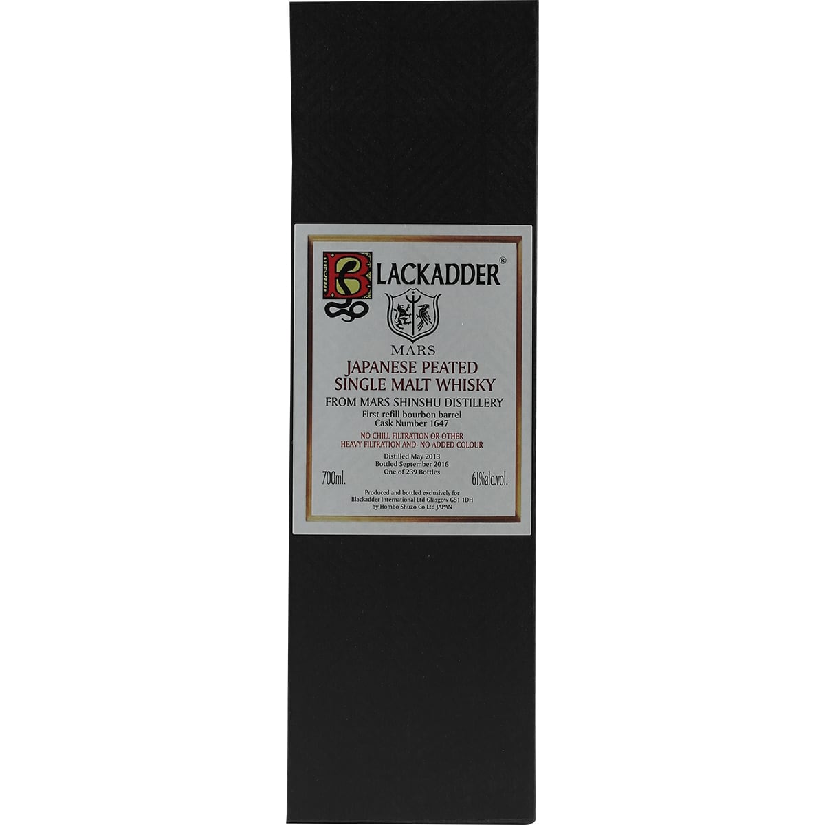 Mars Komagatake #1647 for Blackadder Single Cask