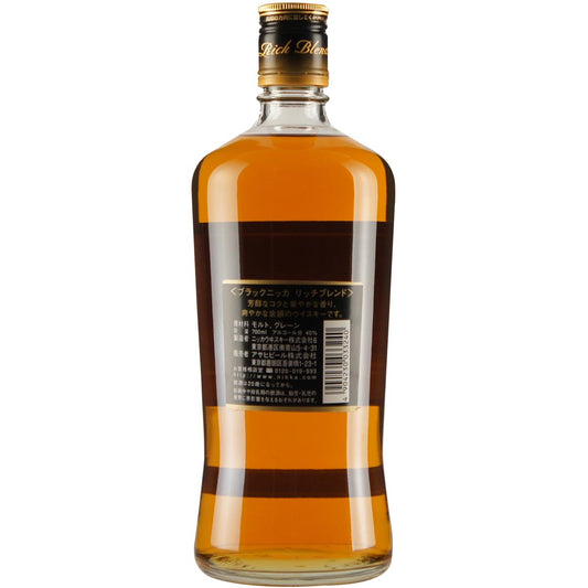 Nikka Black Rich Blend back
