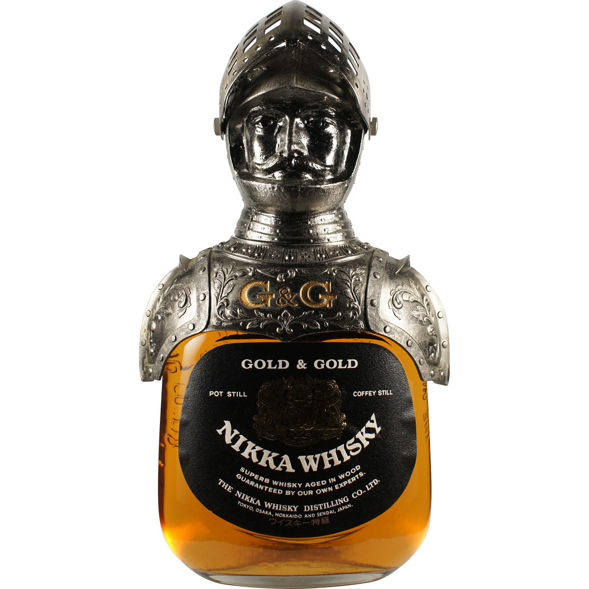 Nikka G&G Gold Knight Bottle Front
