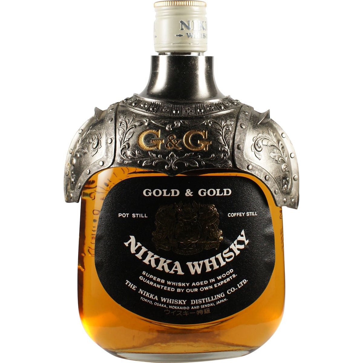 Nikka G&G Gold Knight Bottle Front no Head