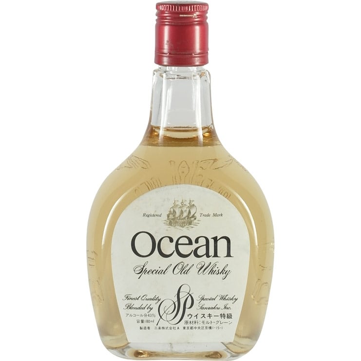 Ocean Whisky SP White Bottle 180ml