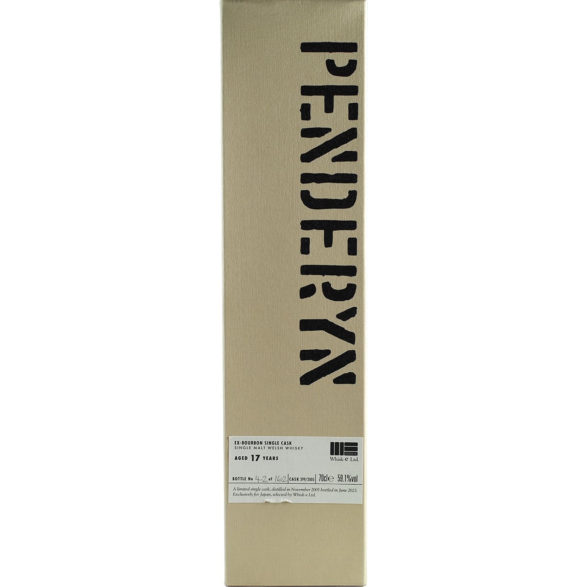 Penderyn Bourbon Cask 17 Years for Japan Cask 399/2005