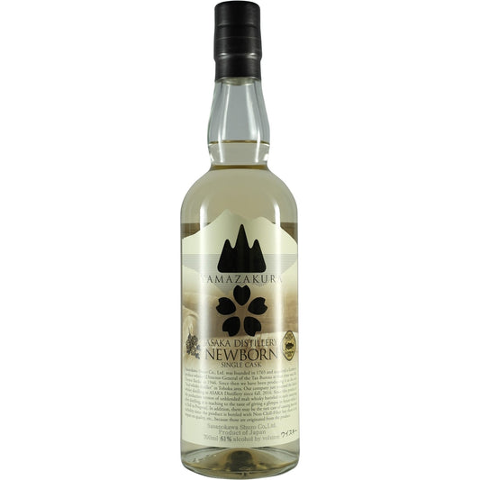 Sasanokawa Yamazakura New Born Cask# 17101 Bourbon Barrel Bottle 01