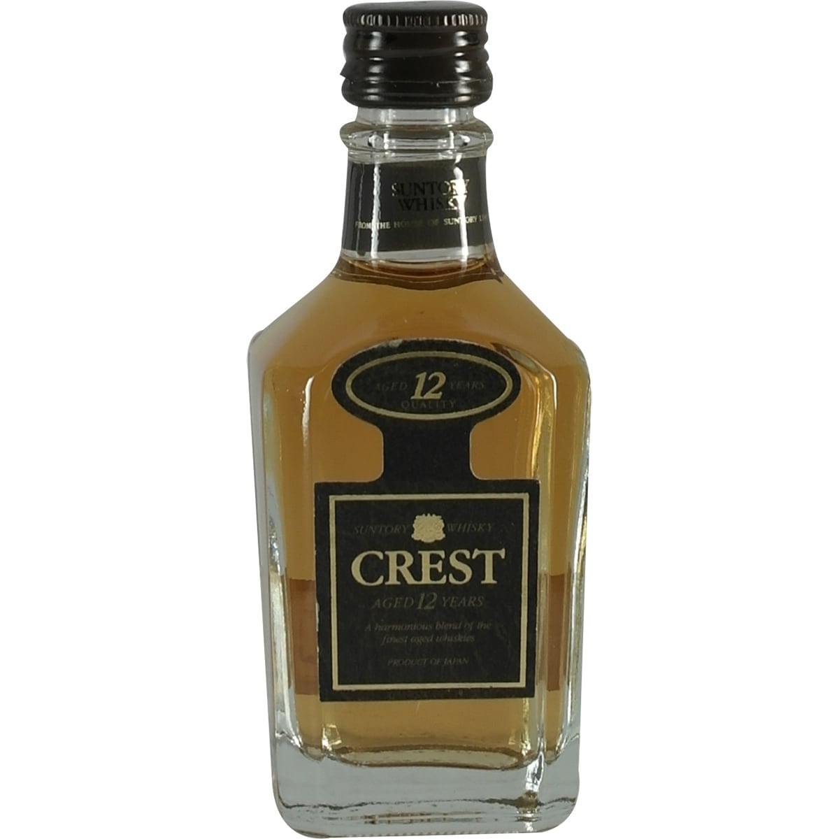 Suntory Crest 12 Square Bottle Miniature 50ml