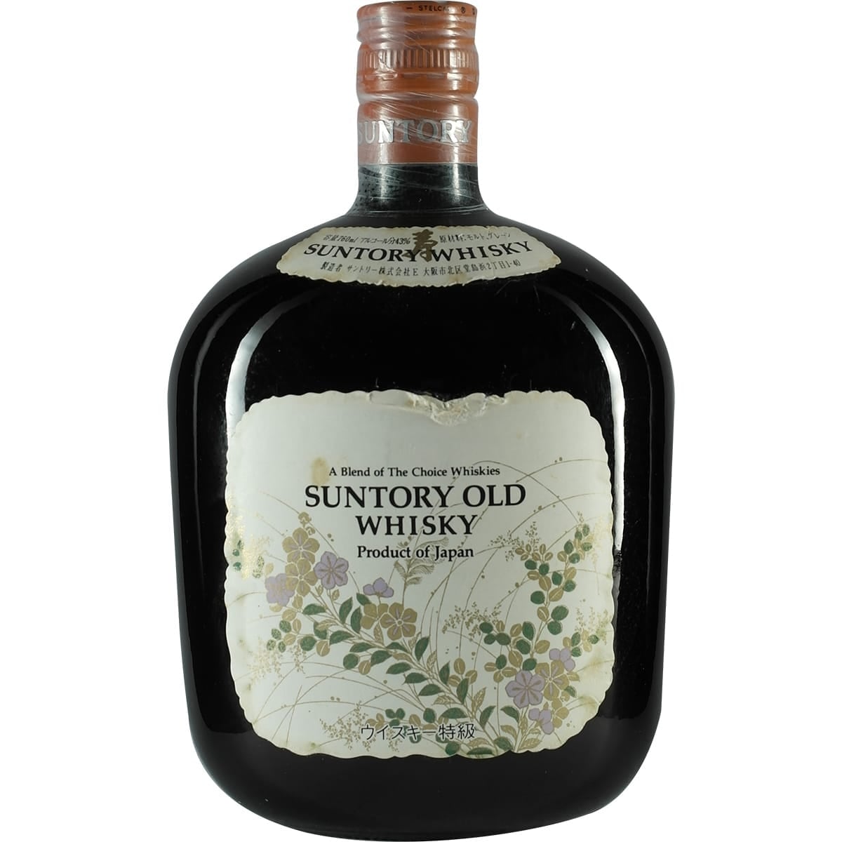 Suntory Old Flowers White Lable