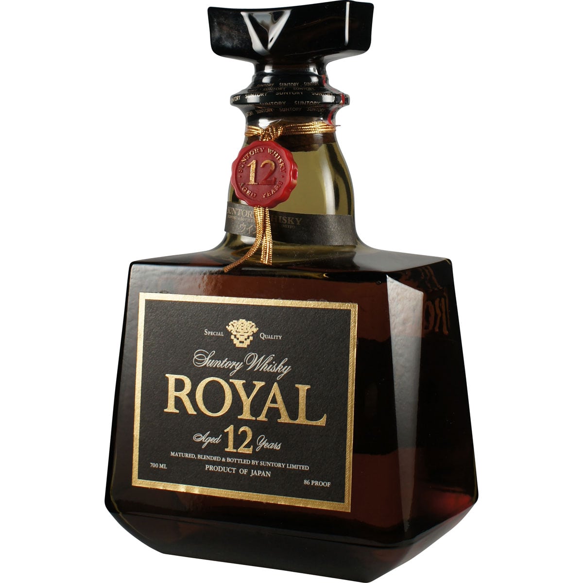 Suntory Royal 12 Years Blue Lable Side