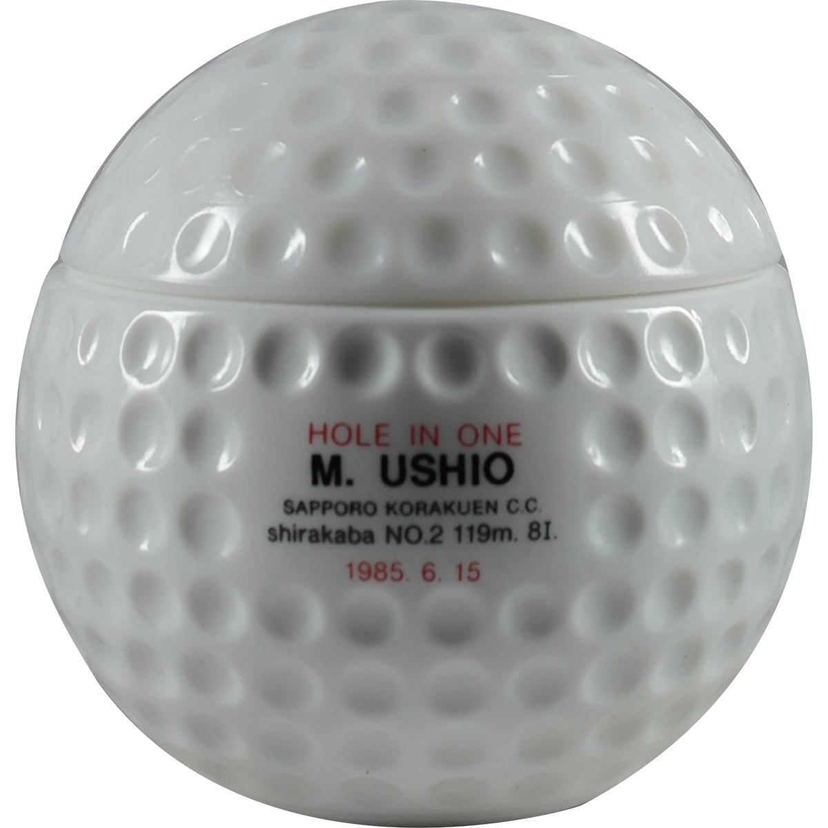 Nikka Golfball Whisky Bottle Flasche Hole In One 500ml