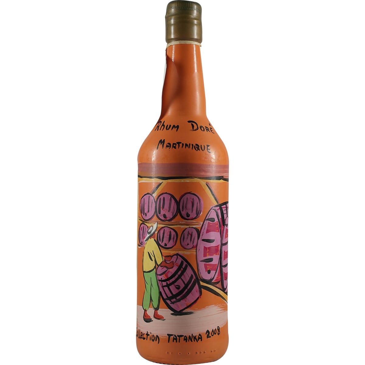 Rhum Doré Martinique Trois Rivères Collection Tatanka 2008 orange #2