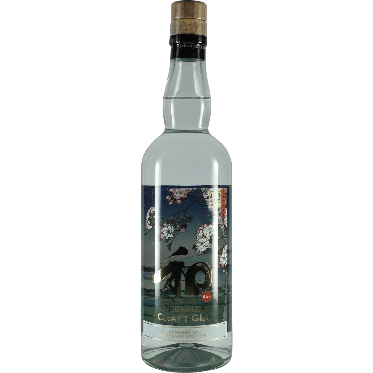 Wa Gin Premium Craft Gin Front