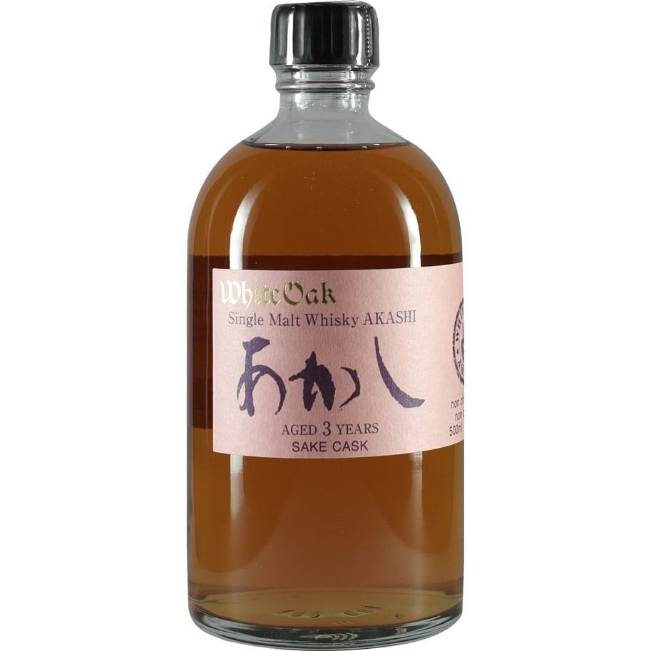 White Oak Akashi 3 Years Sake Cask Bottle 01