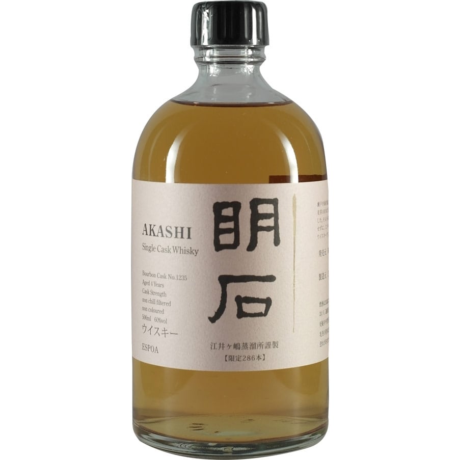 White Oak Akashi 4 Years Bourbon Cask #1235 ESPOA Bottle 02