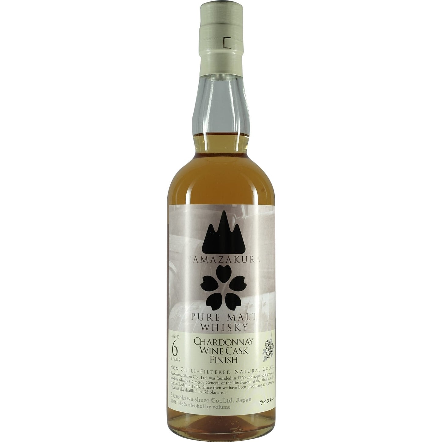Yamazakura 6 Years Chardonnay Wine Cask Finish Bottle 01