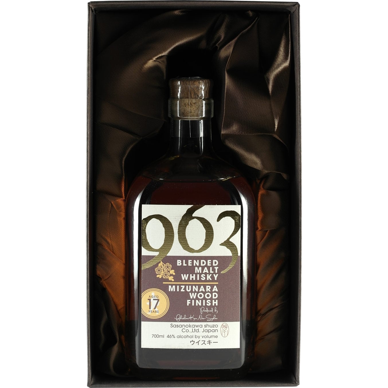 Yamazakura 963 Mizuanra Wood 17 Years Box + bottle