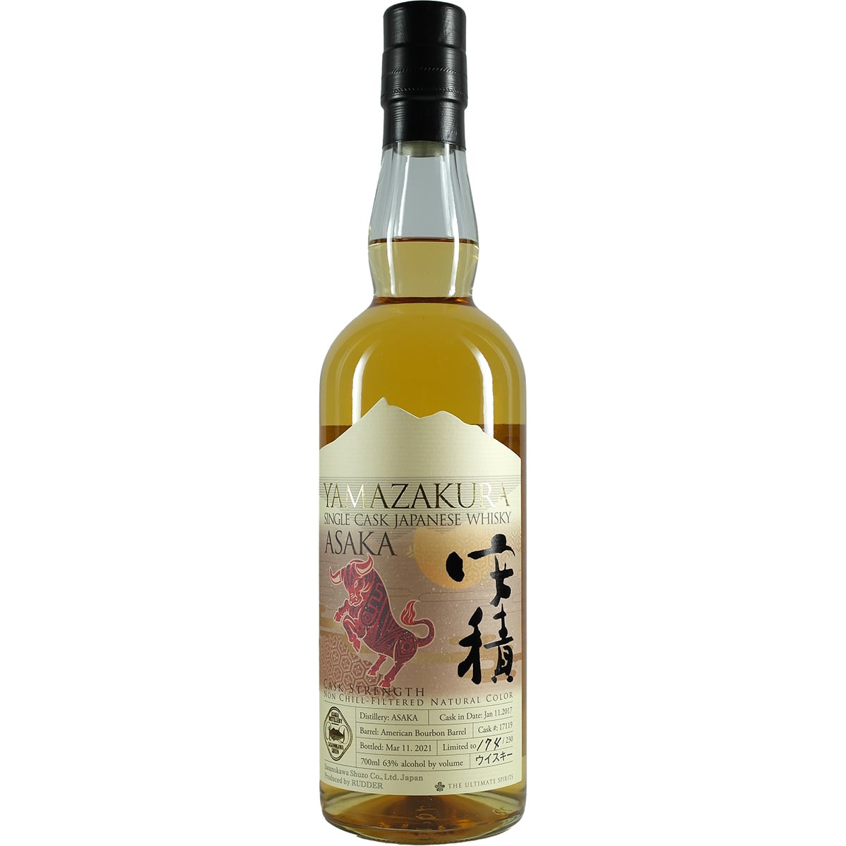 Sasanokawa / Yamazakura Single Cask ASAKA Year of the Bull Cask #17119