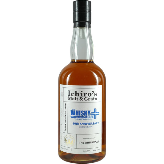 Ichiro's Malt & Grain Single Cask Blended Whisky Whisky Plus 10th Anniversary #11948