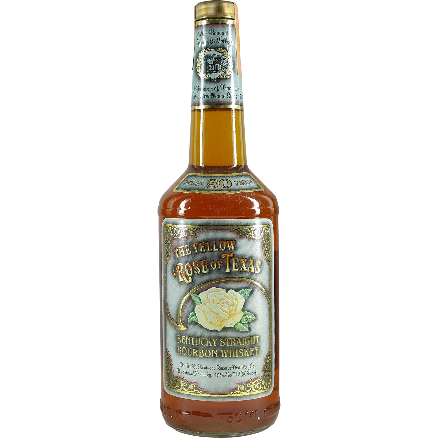 The Yellow Rose of Texas 80 Proof Kentucky Straight Bourbon