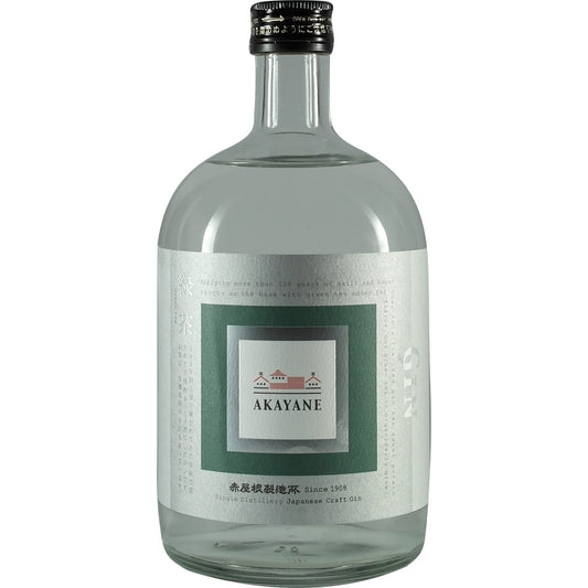 Akayane Green Tea Gin Green Lable Bottle