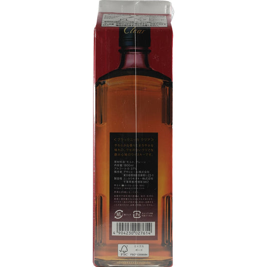 Black Nikka Clear Blend 1800ml tetra pack