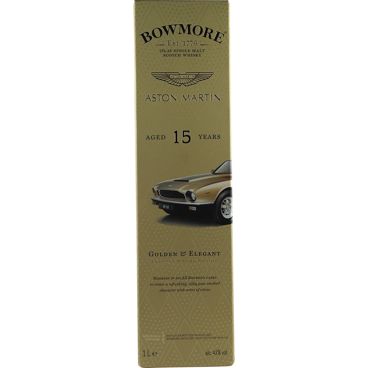 Bowmore 15 Years Aston Martin AM V8 Limited Edition No. 5