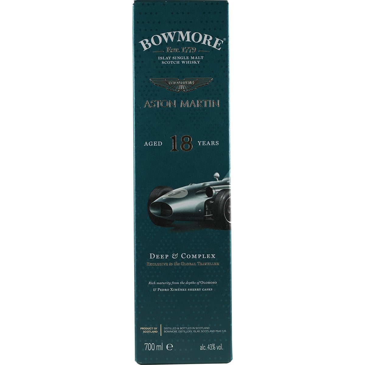 Bowmore 18 Years Aston Martin DBR4 Limited Edition No. 6
