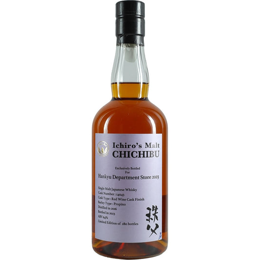 Ichiro's Malt Chichibu Single Cask #14043 For Hankyu Red Wine Cask