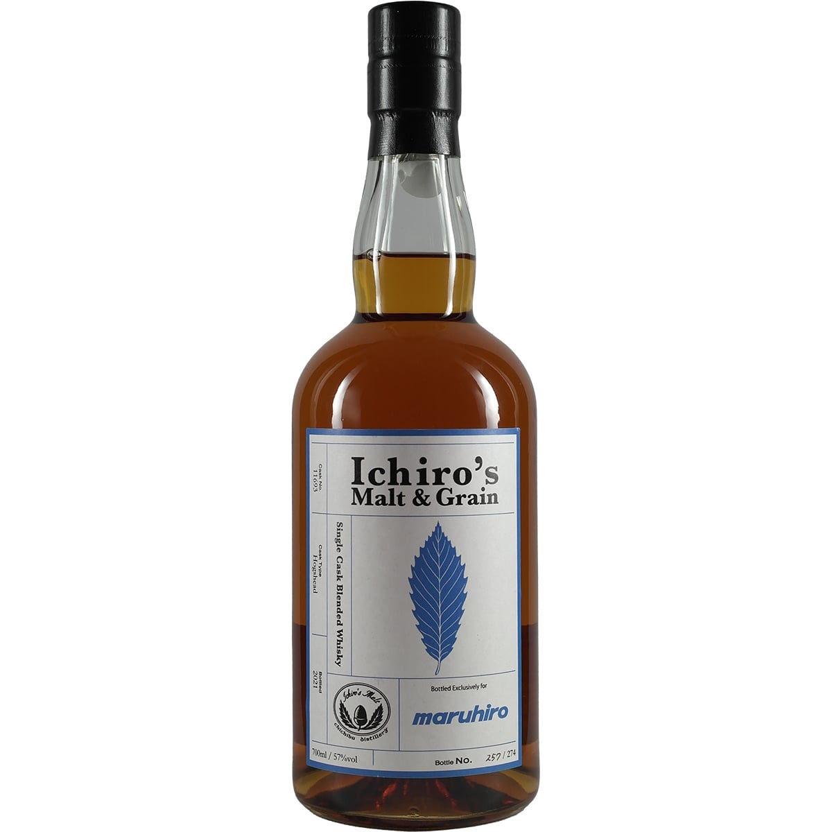 Ichiro's Malt Malt &amp; Grain Maruhiro Single Cask Blended Whisky Cask #11693
