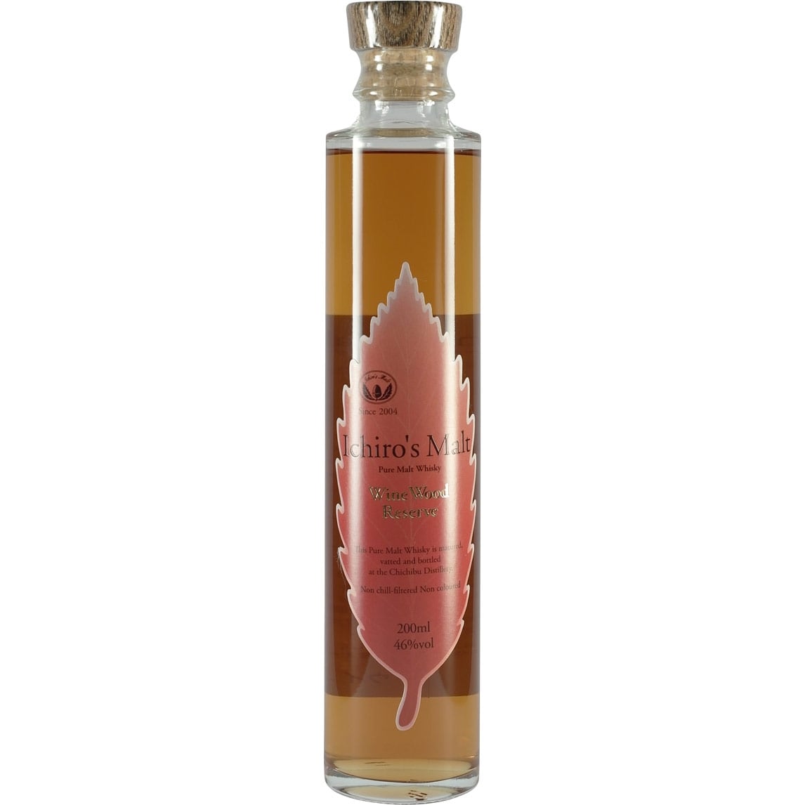 Ichiro´s Malt WWR Winewood Reserve 200ml  Bottle Front