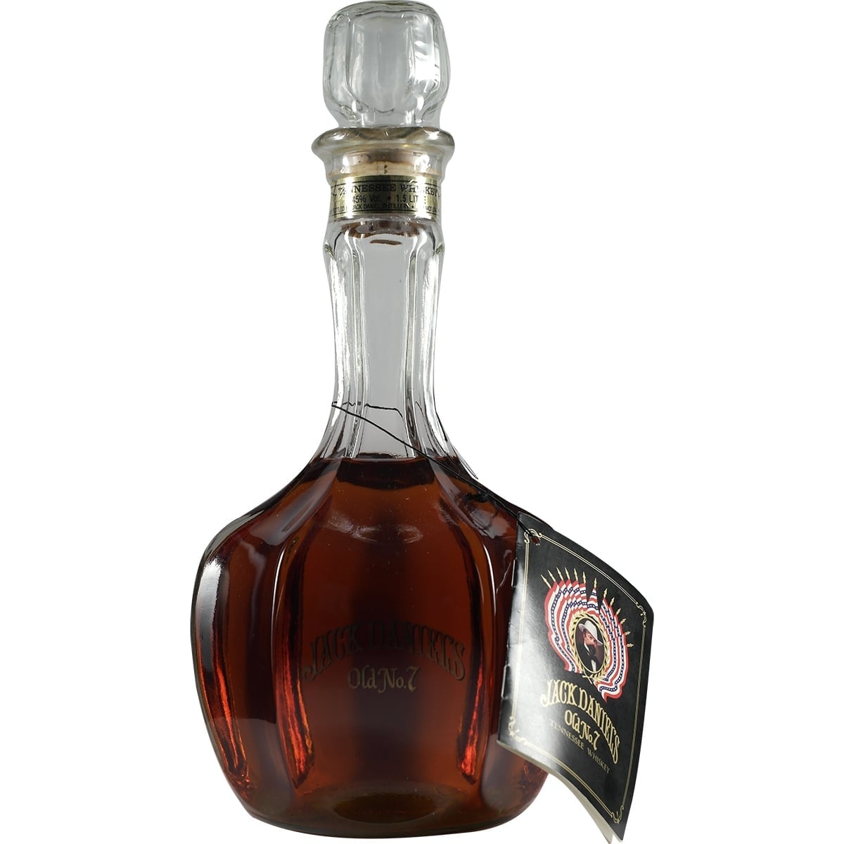 Jack Daniel's Old No.7 Inaugural 80th Anniversary of Theodor Roosevelt Glas Dekanter 1,5 Liter 001