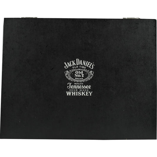 Jack Daniel's NO. 7 43% 375ml + Playing Cards + Shot Glass + Wooden Box Japan Import