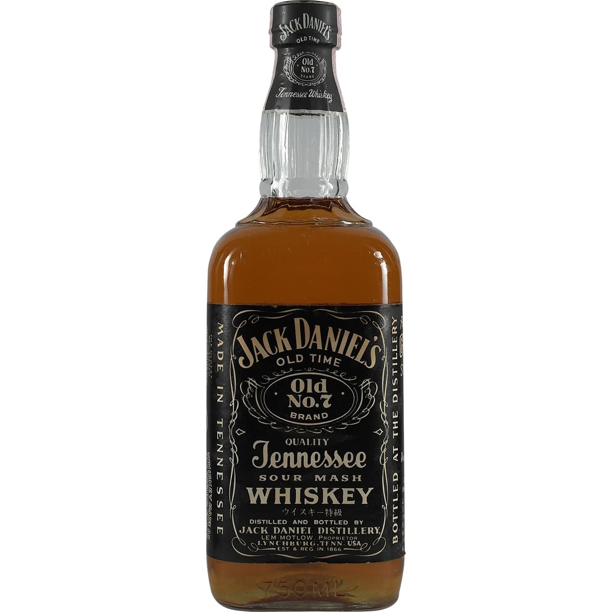 Jack Daniels NO.7 45% 750ml Japan Version Paperbox 001