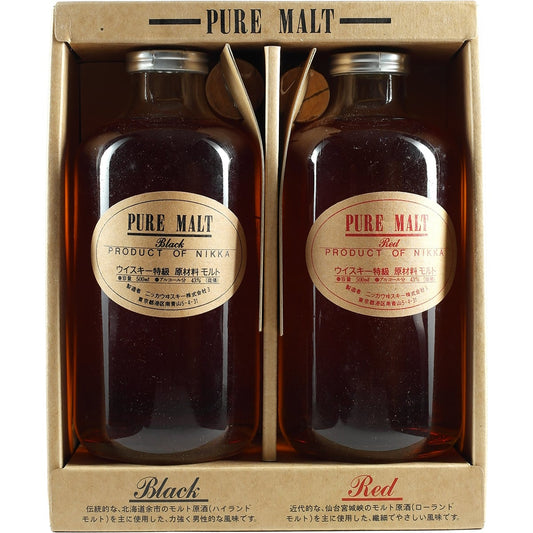 Nikka Pure Malt Red &amp; Black Set