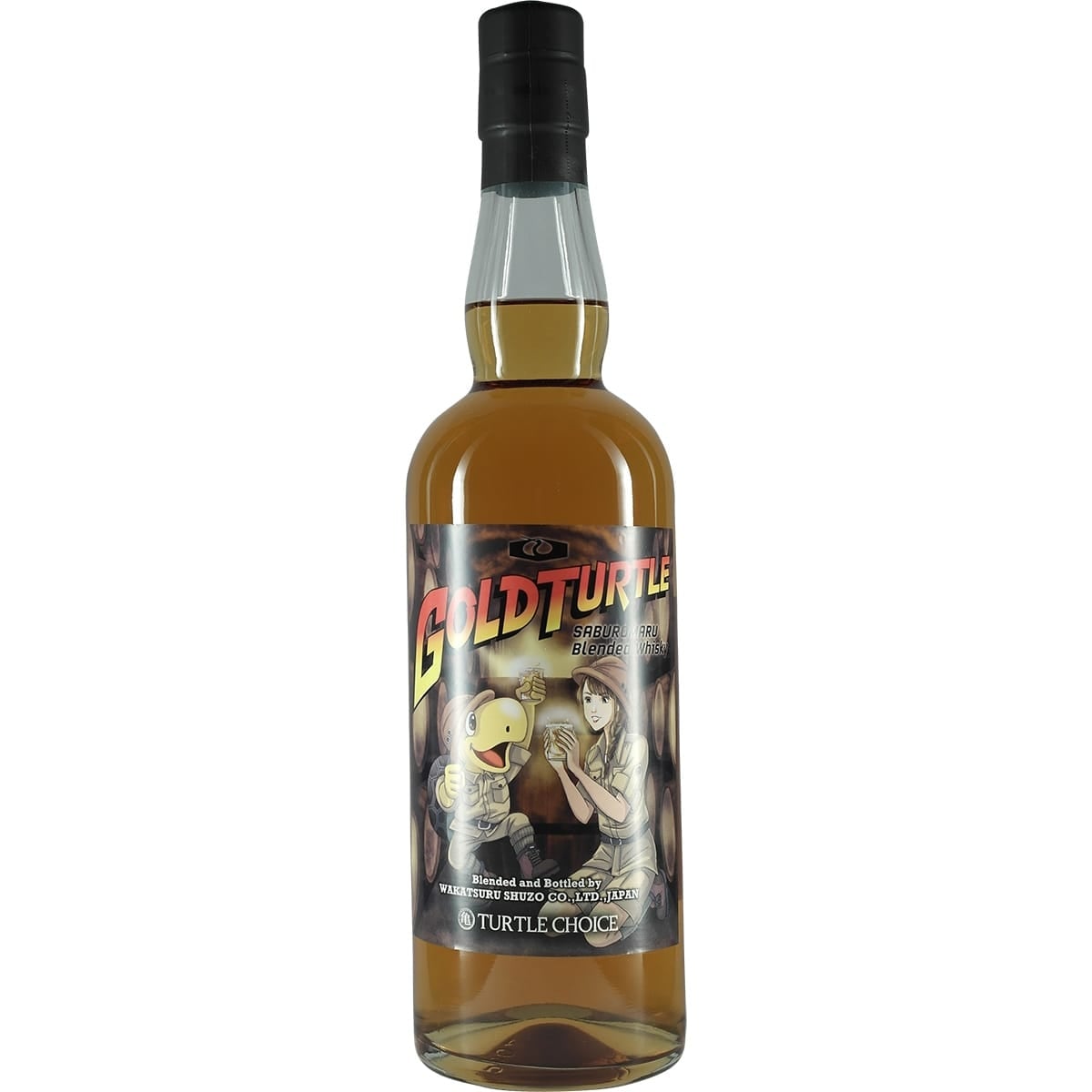 Sabumaru Wakatsuru Blend Whisky Gold Turtle Bottle