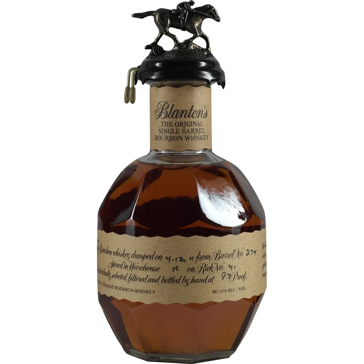 Blanton's Single Barrel dumped 04-12-2001 375ml
