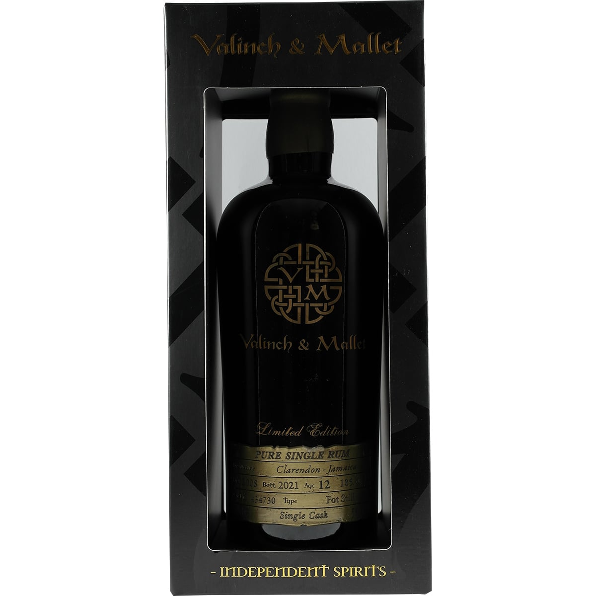 Jamaica Single Cask Clarendon 12 Years Valinch &amp; Mallet The Spirit of Art