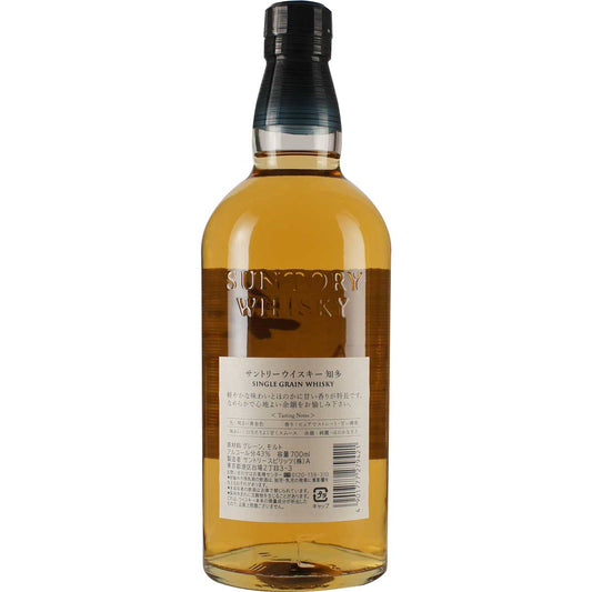 Suntory The Chita Whisky Rückseite
