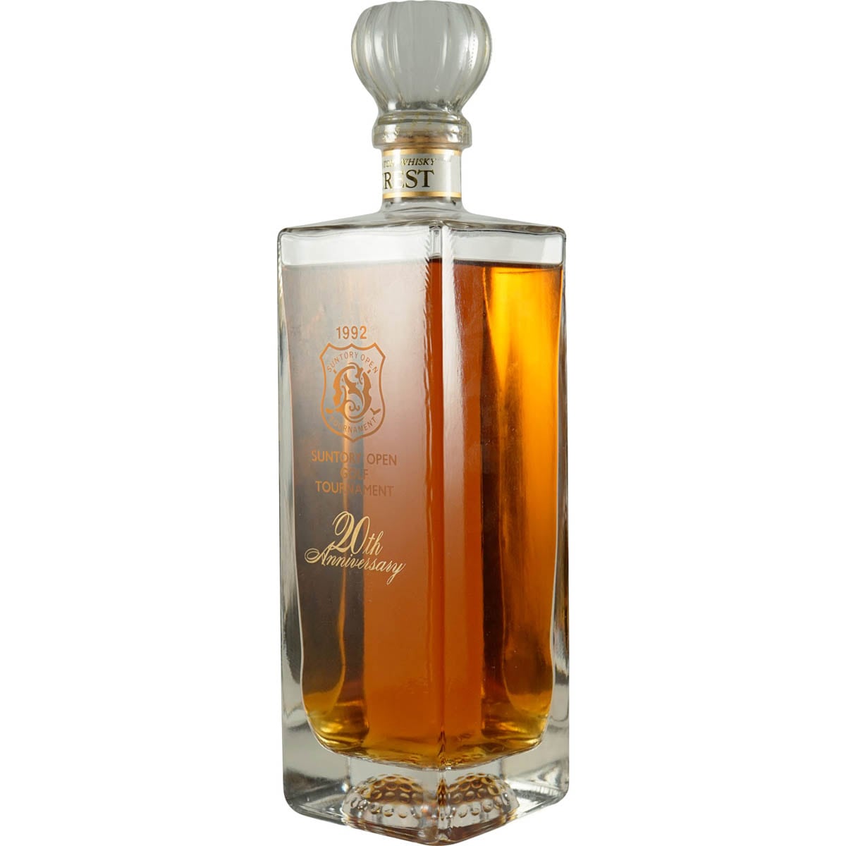 Suntory Crest 12 Years Suntory Open 20th Anniversery Bottle