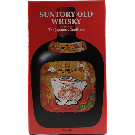 Suntory Old Whisky Zodiac Star Sign Bottle Rabbit 2023