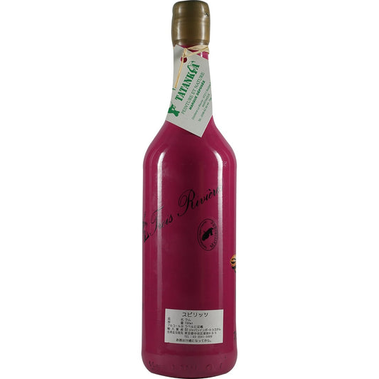 Rhum Doré Martinique Trois Rivères Collection Tatanka 2008 Raspberry colored
