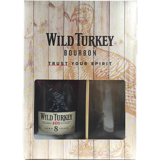 Wild Turkey 8 Years 101 Proof 700ml Gift Set