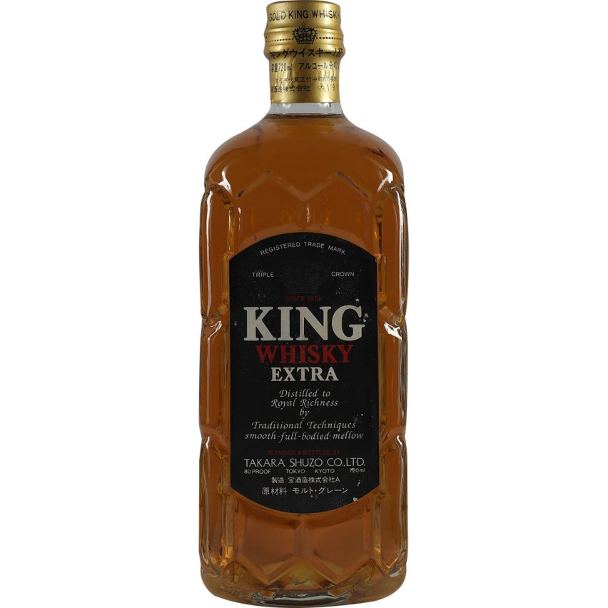 King Whisky extra Blacklabel 80er (Suntory Kakubin Copy)