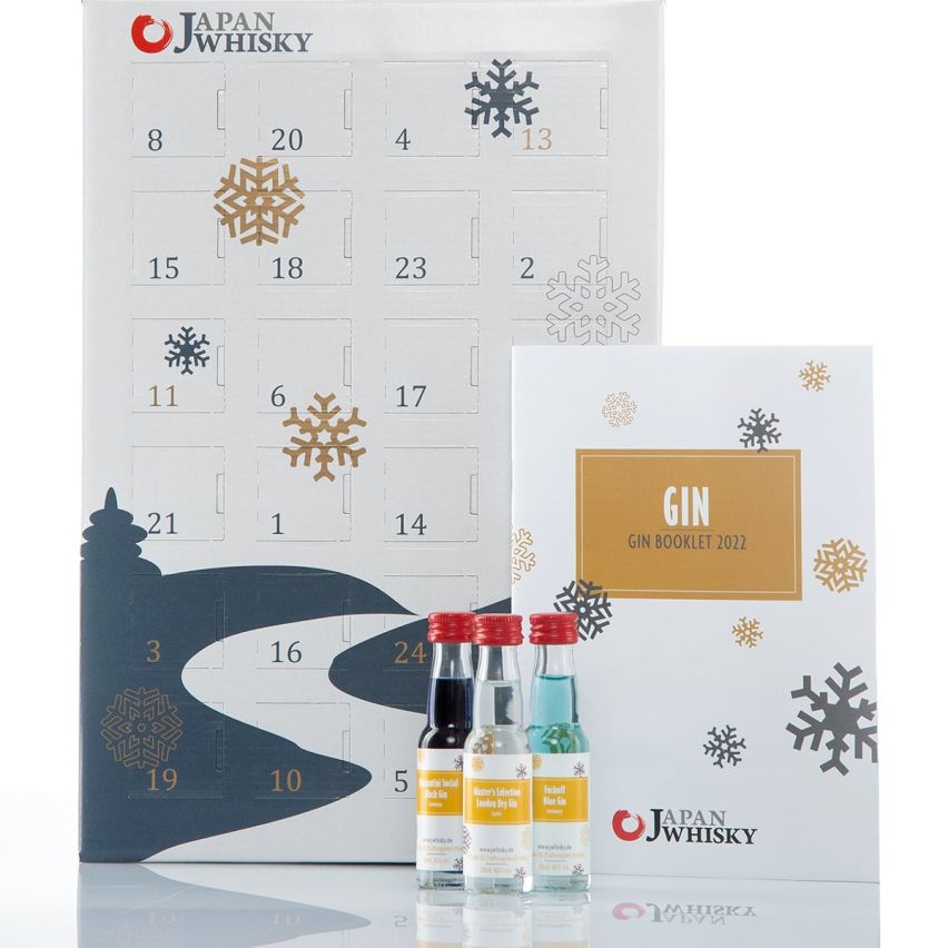 Gin Advent Calendar Tasting Set with 24 Surprises (24 x 20ml)